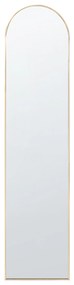 Espelho de pé dourado 36 x 150 cm BAGNOLET Beliani