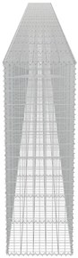 Muro gabião com tampas aço galvanizado 900x50x150 cm