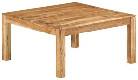 Mesa de centro 80x80x40 cm madeira de acácia maciça
