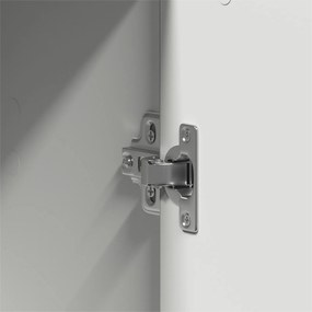 Guarda-roupa Branco 55x25x189 cm Madeira Engenharia