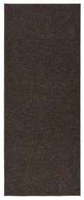 vidaXL Tapete/passadeira de entrada 100x250 cm castanho