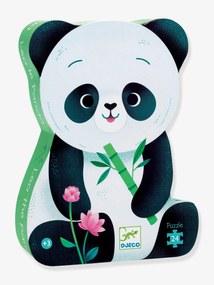 Puzzle de 24 peças Léo, o panda, da DJECO branco