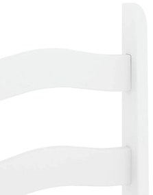 Cadeiras de jantar 2 pcs Corona 42x47x107cm pinho maciço branco