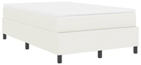 Cama Box com Colchão Creme - 120 x 200 cm, Tecido de Veludo Cotelê