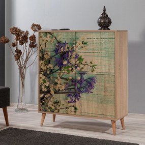 Armário Multiusos Multilux – Carvalho Sonoma – 95x111x36 cm