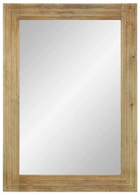 Espelho casa de banho 50x70x2,5 cm mangueira maciça castanho