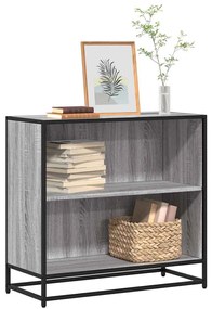 Estante 80,5x35x76 cm derivados de madeira cinzento sonoma