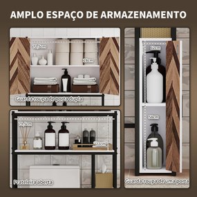 Armário Moderno – Modelo Bordeaux – 5x23x178 – Armazenamento Vertical