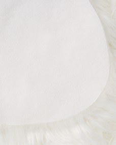 Pele sintética de ovelha branca MUNGO Beliani