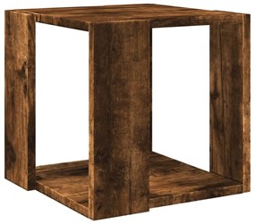 Mesa de centro 32x32x30 cm derivados de madeira carvalho fumado