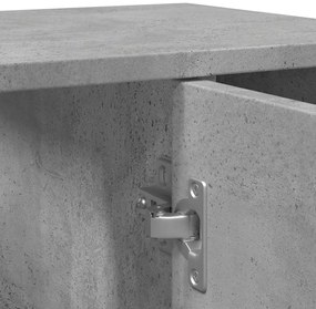 Armário casa de banho 60x32x53,5 cm contrapl. cinzento cimento