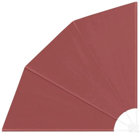 vidaXL Tela de Privacidade para Varanda Terracota 160 x 160 cm tecido