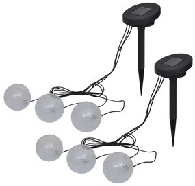 vidaXL Candeeiros flutuantes 6 pcs LED para lagoa e piscina
