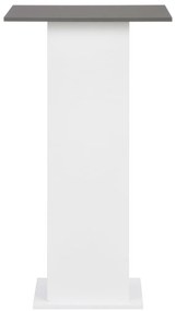 Mesa de bar 60x60x110 cm branco e antracite