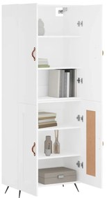 Armário alto 69,5x34x180 cm derivados de madeira branco