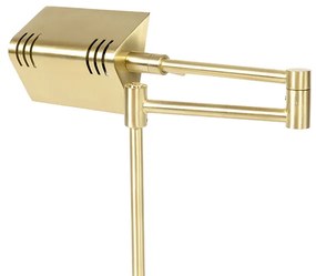 Candeeiro de mesa design dourado LED dimmer-touch - NOTIA Moderno