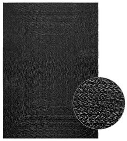 Tapete ZIZUR antracite 160x230 cm aspeto juta interior exterior