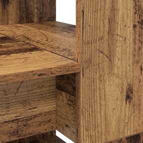 Secretária com Armazenamento Madeira Antiga 113x54x120 cm Madeira Enge