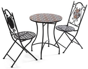 Conjunto de mesa com 2 cadeiras Versa Ceylan 60 x 71 x 60 cm