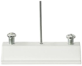 Sistema de iluminação de trilho pendente moderno com 6 focos brancos monofásicos GU10 50mm - Iconic Ruby Honey