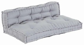 vidaXL Almofada de Sofá Pallet 2 pcs Cinzeto Poliéster