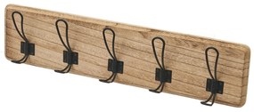 Cabide Parede 5 Ganchos 61X8.5X15CM