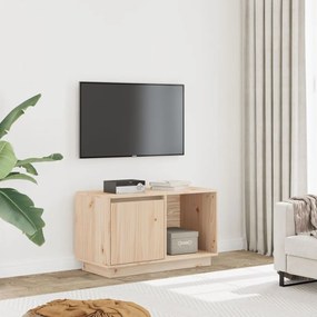 Móvel de TV 74x35x44 cm madeira de pinho maciça