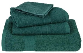 Toalhas de banho 2 pcs 100x150 cm 360 gsm 100% algodão verde