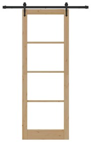 Porta Deslizante vidaXL com Conjunto de Ferragens "ORKDAL" 83x232 cm