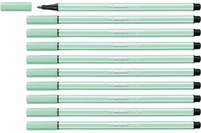 Marcadores Stabilo Pen 68 Ice Verde 10 Unidades