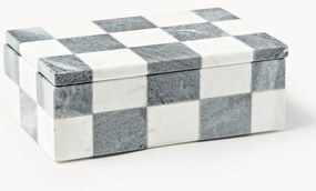 Westwing Crosby Studios, Caixa de jóias em mármore com tampa Carreaux