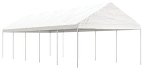 Tenda de Eventos com telhado 11,15x4,08x3,22 m polietileno branco
