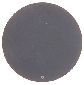 Candeeiro de parede design cinzento 16,5 cm com LED - Skyf