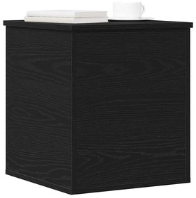 Caixa de Armazenamento vidaXL Carvalho Preto 40x42x46 cm Madeira de En