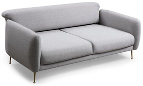 Sofá-cama de 3 Lugares Sevilla – Cinzento – 214 cm x 98 cm x 85 cm