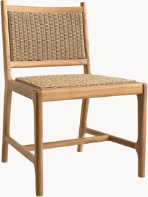 Cadeira de jantar para jardim em madeira de teca Pivetti