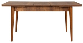 Conjunto de Mesa de Jantar Extensível e Cadeiras Vina – Nogueira e Ped