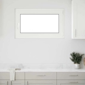 vidaXL Janela de porão "RISOR" 100x60 cm oscilobatente DIN direita antracite