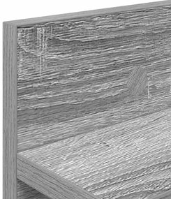 Cabideiro de Parede Sonoma cinzento 80 x 10.5 x 18 cm