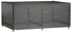 Capa p/ mobiliário de jardim 8 ilhós 180x122x75 cm retangular