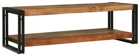 vidaXL Mesa de Café 120x50x38 cm de Madeira Sólida de Acácia