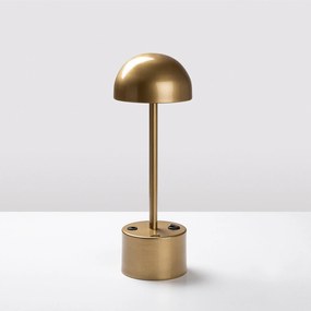 Candeeiro de Mesa Sept – Dourado – Diâmetro 10 cm Altura 29 cm