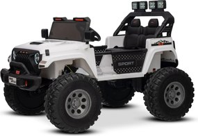 Jipe elétrico para crianças OFFRIDE 4x4 2 Lugares 24V bateria de litio, Rodas Grandes EVA com suspensão nas rodas traseiras, controlo remoto, luzes LE