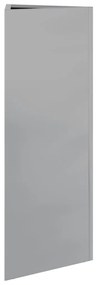 Vaso/floreira jardim 2pcs triangular 30x26x75cm aço galvanizado