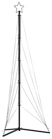 LED Árvore de Natal 525 LEDs Coloridos 302 cm