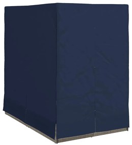 Cama Dupla de Sol Cinzeto Grande Vime &amp; Almofadas de Poliéster