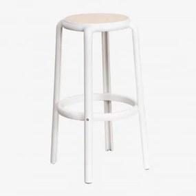 Banco Alto De Jardim Omara Gardénia Branco - Sklum