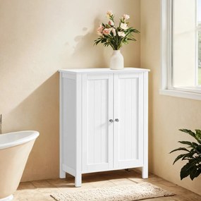 Armário de arrumação multifuncional, casa de banho, sala 60 x 30 x 80 cm Branco