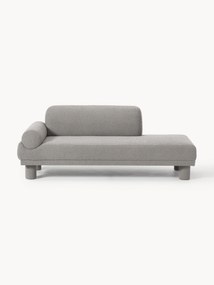 Sofá chaise longue em bouclé Lilo