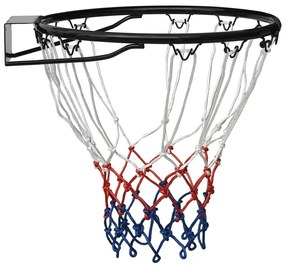 Cesto de basquetebol 39 cm aço preto